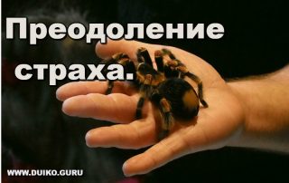 Преодоление страха.